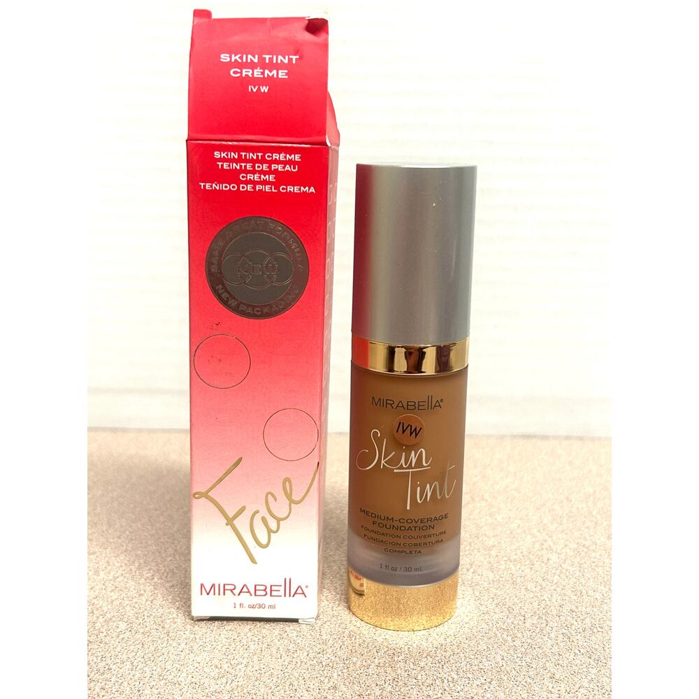 1oz Mirabella Skin Tint Crème Medium-coverage, mineral-based liquid foundation